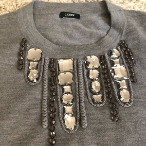 Beaded Jcrew sweater - size small